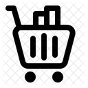 Einkaufswagen Lebensmittelgeschaft Einkaufen Symbol