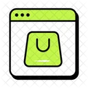 Einkaufswebsite  Symbol