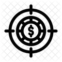 Einkommensziel  Symbol