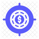 Einkommensziel  Symbol