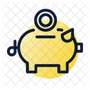 Sparen Sparschwein Bank Icon