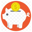 Sparen Geldanlage Sparschwein Icon