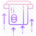 Karte Einstecken Debitkarte Einstecken Kreditkarte Einstecken Symbol