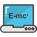 Emc 2 아인슈타인 물리학 아이콘
