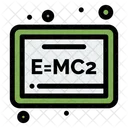 Einstein Formula Emc Physics Icône
