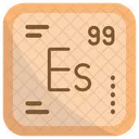 Einsteinium Chemistry Periodic Table Icon