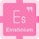 Einsteinium Preodic Table Preodic Elements Icon
