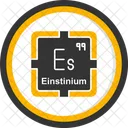 Einsteinium Preodic Table Preodic Elements Icon