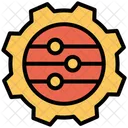 Zahnrad Zahnrad Werkzeugkonfiguration Symbol
