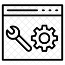 Einstellung Reparatur Webseite Icon