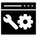 Einstellung Reparatur Webseite Icon