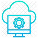 Cloud Einstellung Computer Symbol