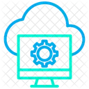 Cloud Einstellung Computer Symbol