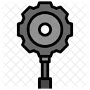 Einstellungen Lupe Setup Symbol