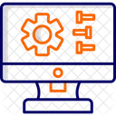 Einstellungen Monitor Optionen Icon
