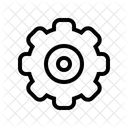 Zahnrad Rad Konfiguration Symbol