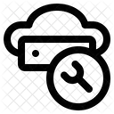 Einstellungsdaten für die Cloud-Server-Wartung  Symbol