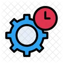 Zeit Frist Uhr Einstellen Icon