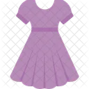 Einteiliges Kleid Damenkleid Icon