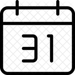 Einunddreißigstes Datum  Symbol