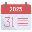 Einunddreissigster 2025 Symbol