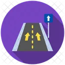 Strasse Verkehr Zeichen Icon