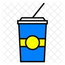 Einwegbecher Getranke Limonade Symbol