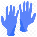 Wegwerf Handschuhe  Symbol