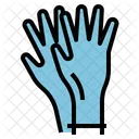 Wegwerf Handschuhe  Symbol