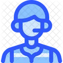 Flughafen Flug Marshaller Icon