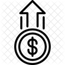 Geld einzahlen  Symbol