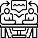 Sitzung Professionelle Beratung Symbol