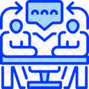 Sitzung Professionelle Beratung Symbol