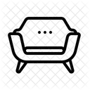 Einzelsofa Mobel Interieur Symbol