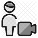 Einzelspieler Aktionen Video Streamline Ultimate Symbol