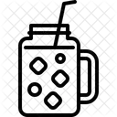 Eis Kaffee Getrank Symbol