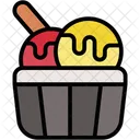 Gelato Eis Essen Und Restaurant Symbol