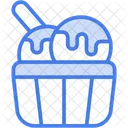 Gelato Eis Essen Und Restaurant Symbol