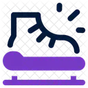 Eis Schlittschuhlaufen Schuh Symbol