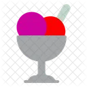 Eis Sahne Dessert Symbol