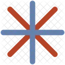 Eis Kristall Schneeflocke Symbol