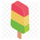 Eis Am Stiel Eiscreme Sommerdessert Symbol