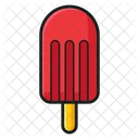 Eis Am Stiel Eiscreme Sommerdessert Symbol