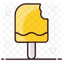 Eis Am Stiel Eiscreme Sommerdessert Symbol