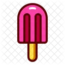 Eis Am Stiel Eis Dessert Symbol