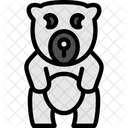 Eisbar Arktischer Bar Nordbar Symbol
