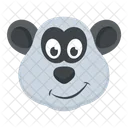 Panda Bar Gesicht Symbol