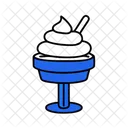 Eisbecher Fastfood Dessert Symbol