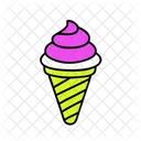 Eisbecher Fastfood Dessert Symbol