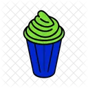 Eisbecher Fastfood Dessert Symbol